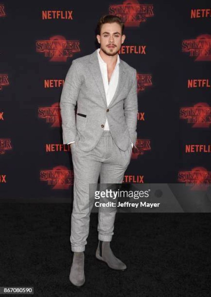 Actor Dacre Montgomery arrives at the premiere of Netflix's "Stranger Things" Season 2 at Regency Bruin Theatre on October 26, 2017 in Los Angeles,...