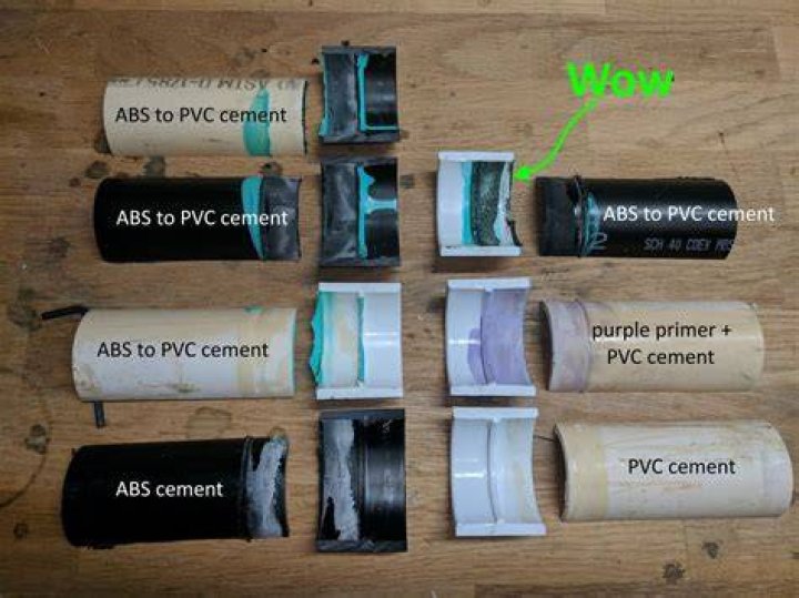 Can I use PVC cement on ABS pipe?