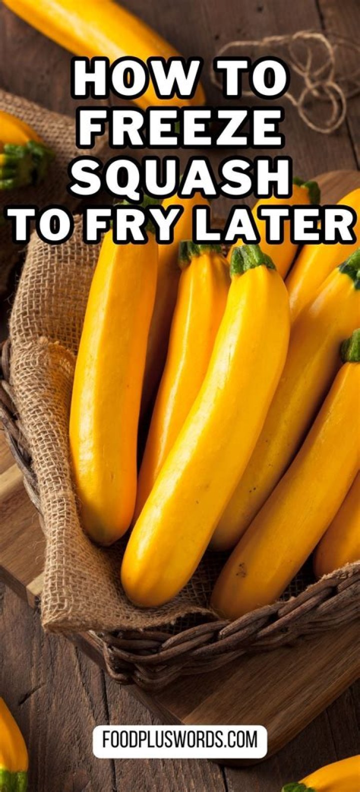 Can you fry squash after freezing?