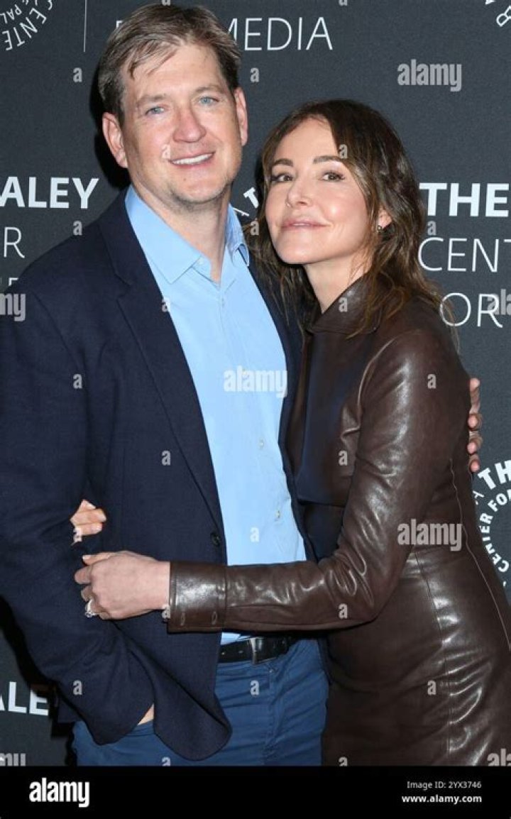 Christa Miller and Bill Lawrence