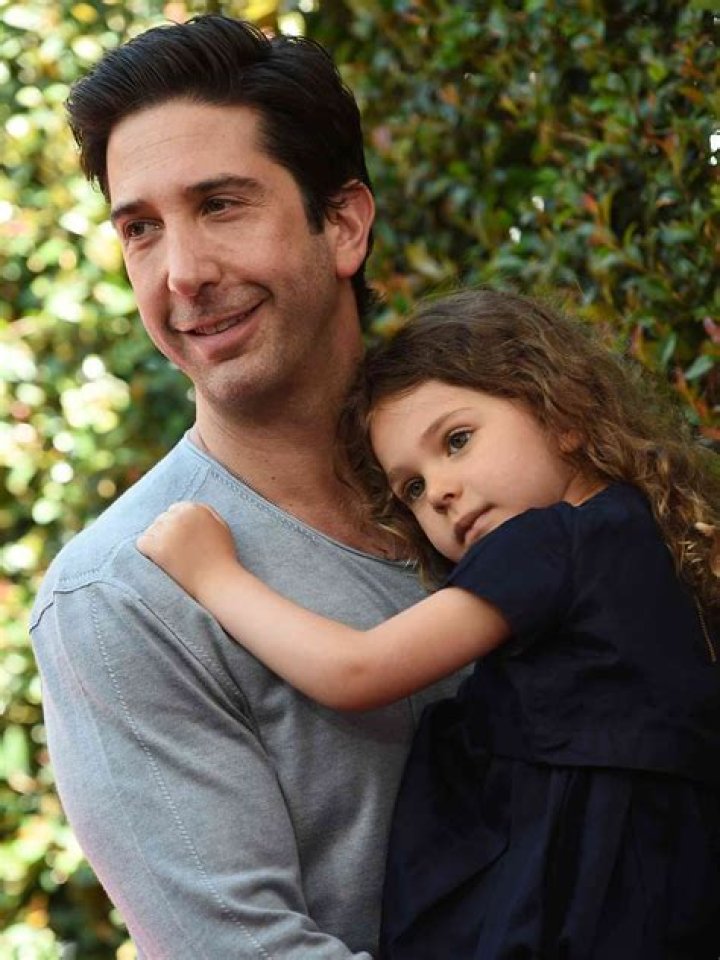 David Schwimmer with his daughter. daughter, child, kid