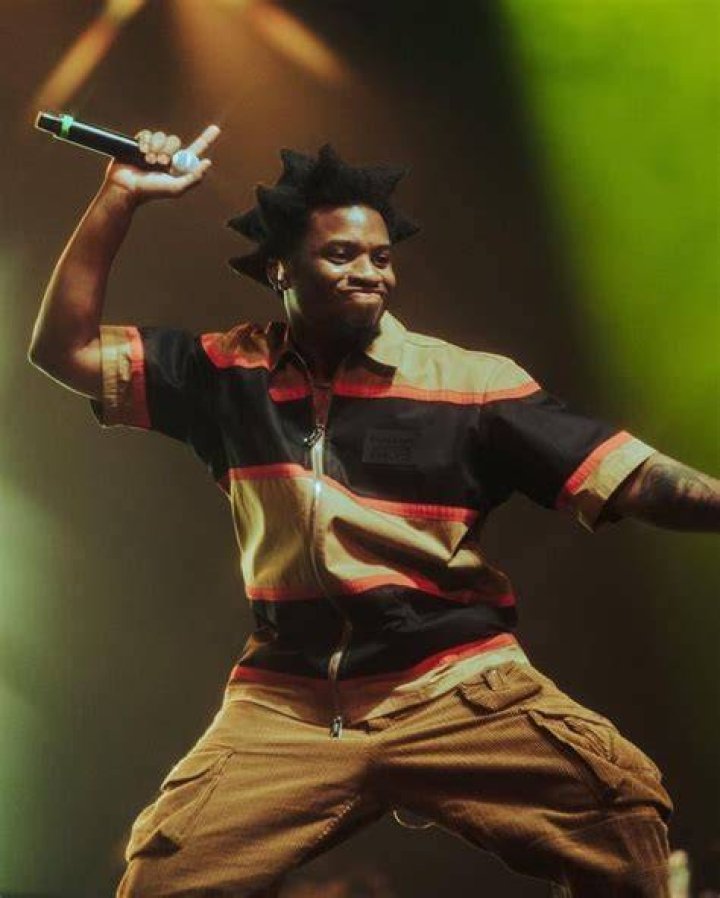 Denzel Curry performing at a concert in New York City