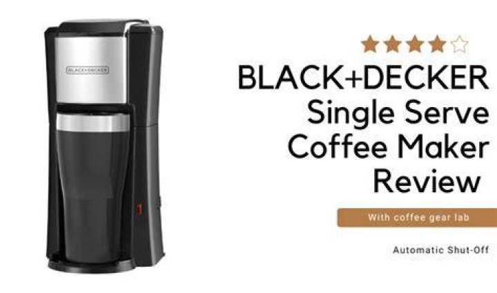 Does Black and Decker single serve coffee maker Use K cups?