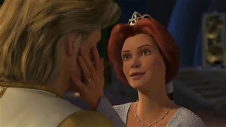 Does Princess Fiona headbutt Prince Charming?