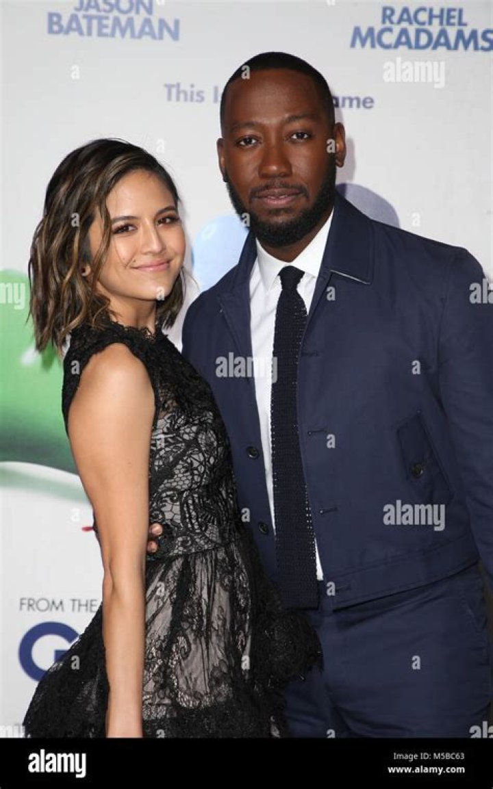 Erin and Lamorne together at an event