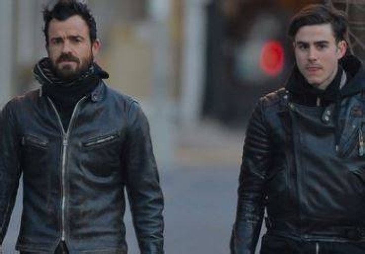 Eugene Theroux son Justin Theroux and his ex wife Jennifer Joanna Aniston in a frame