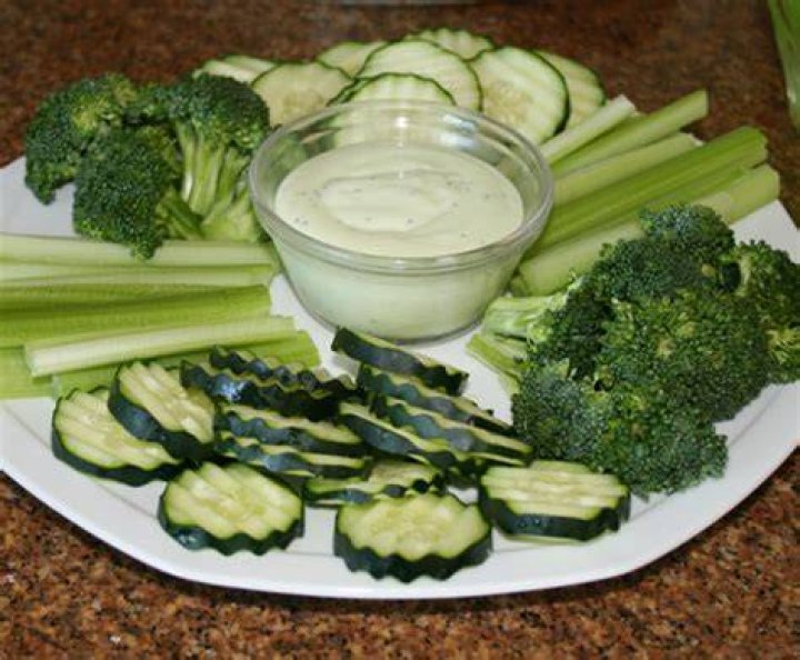 Green Goddess Veggie Tray | Celebrating Holidays
