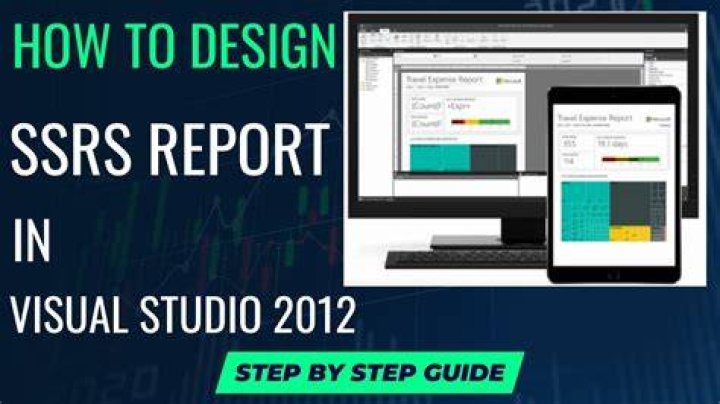How do I open an SSRS report in Visual Studio?