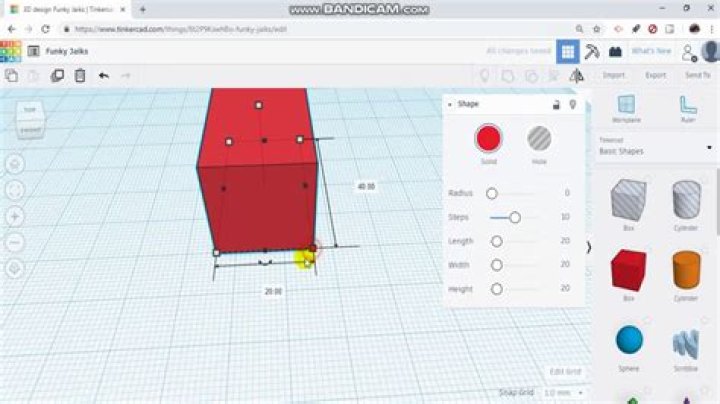 How do you move the Workplane in Tinkercad?