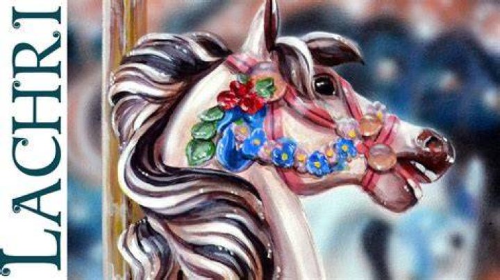 How do you paint a carousel horse?