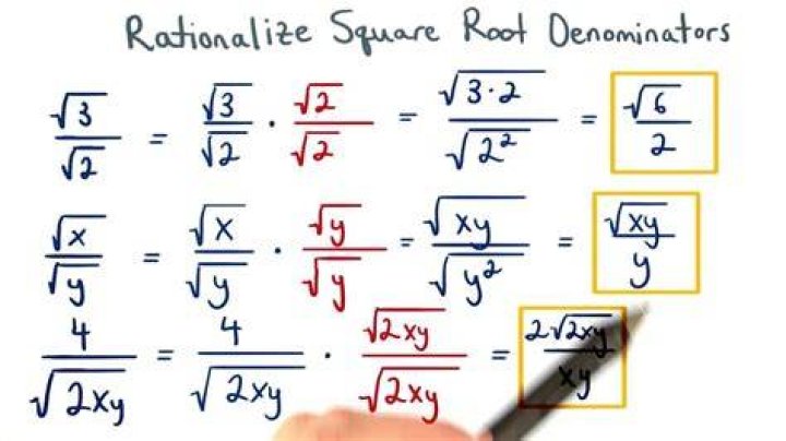 How do you rationalize a square root with a denominator?