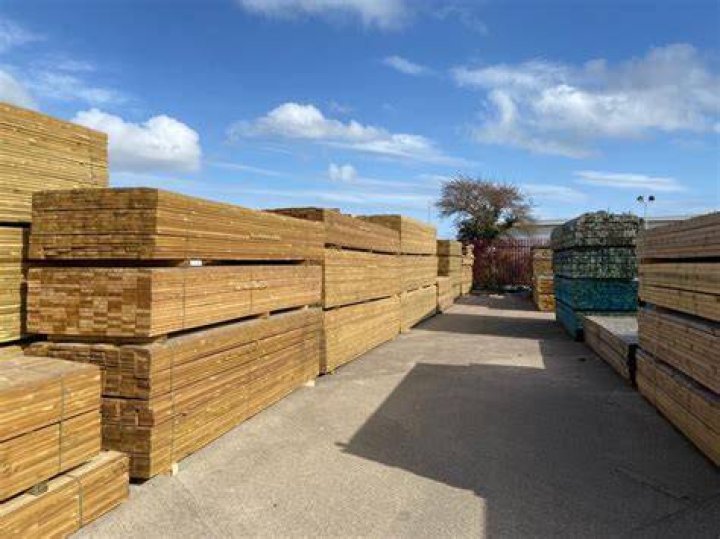 How do you store timber outside?