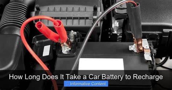 How long does it take a car battery to recharge itself?