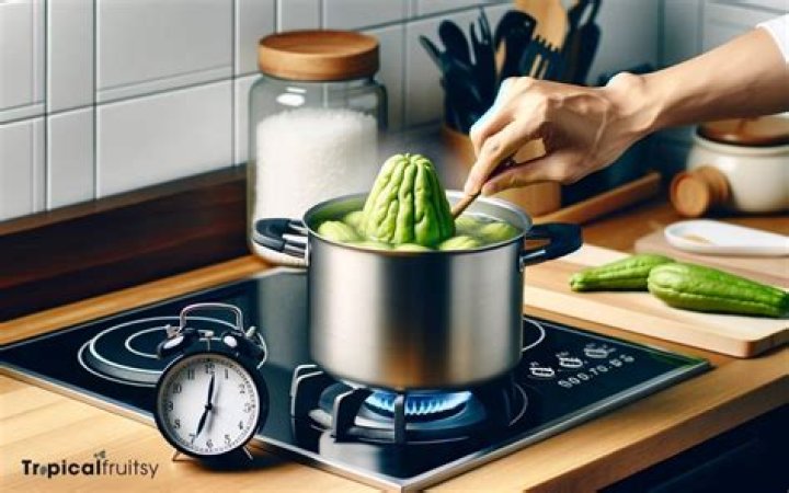 How long should you boil chayote?