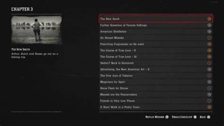 How many chapters are in red dead?