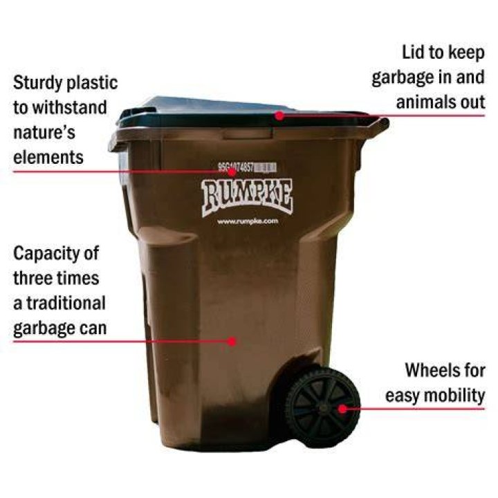 How much is a Rumpke trash can?