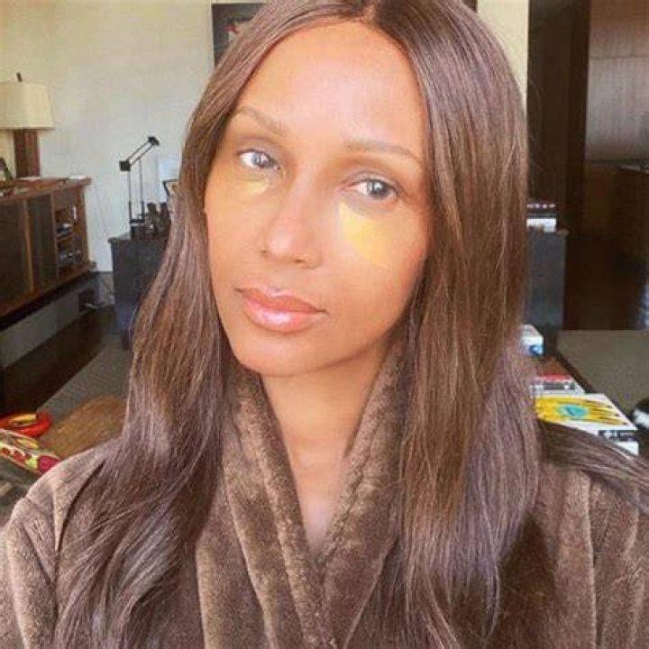 Iman posted a selfie of her bare skin on her Instagram.
