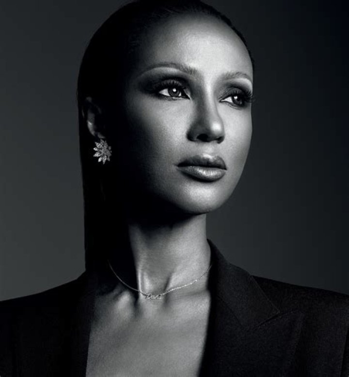 Iman's profile image in 2010.