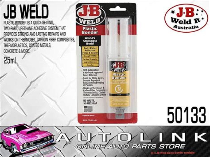 Is JB plastic weld Sandable?
