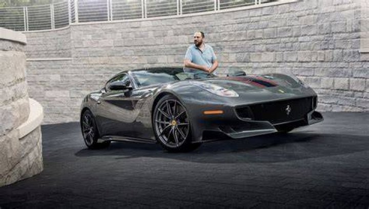 Jan Koum With His Ferrari