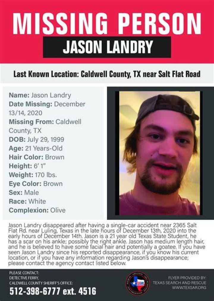 Jason Landry Missing