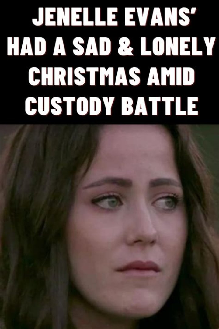jenelle evans sad