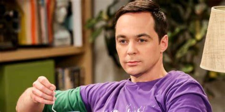 Jim Parsons as Sheldon Cooper in Big Bang Theory.