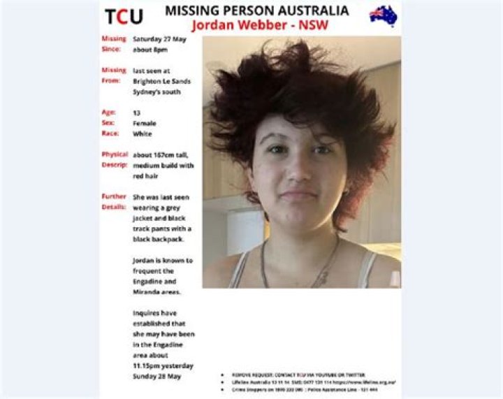 Jordan Webber Missing