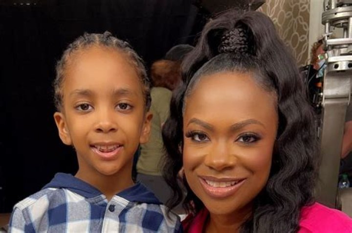 Kandi Burruss with son Ace in the promotional picture for his own Lifestyle brand.