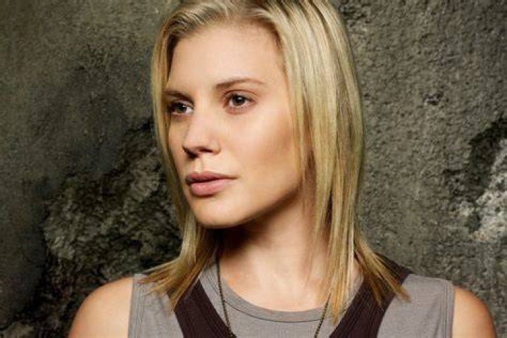 Katee as Kara "Starbuck" Thrace in the hit series "Battlestar Galactica." Katee as Kara "Starbuck" Thrace in the hit series "Battlestar Galactica."