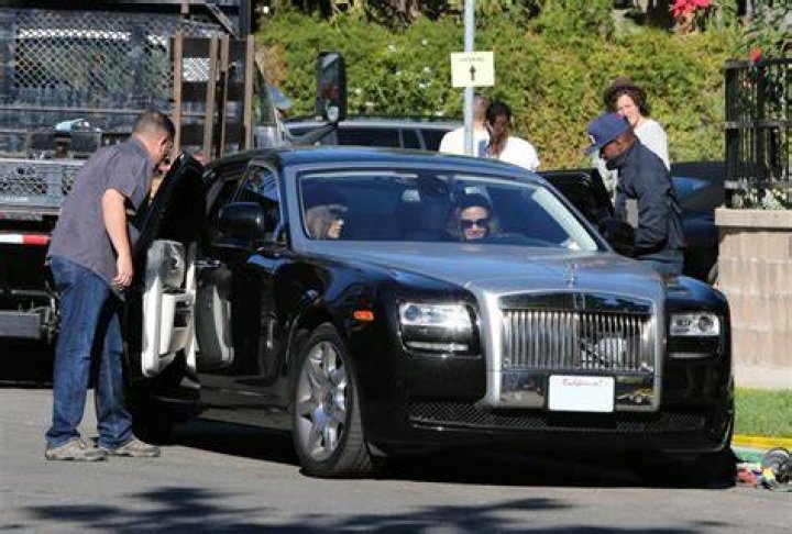 Leah Remini on her Rolls Royce Car