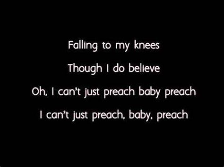 Lyrics: John Legend – Preach Lyrics
