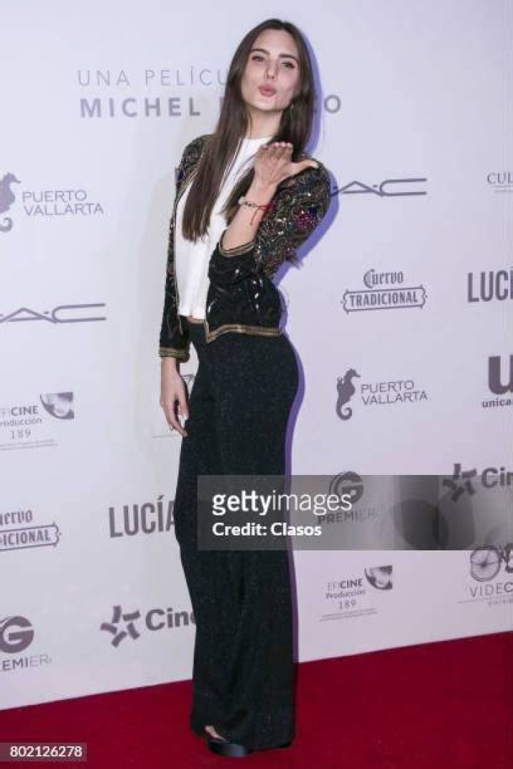 Macarena Achaga during the premiere of the tv series Travesuras de la Niña Mala.