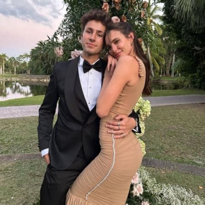 Macarena Achaga with her romantic partner Juanpa Zurita together.