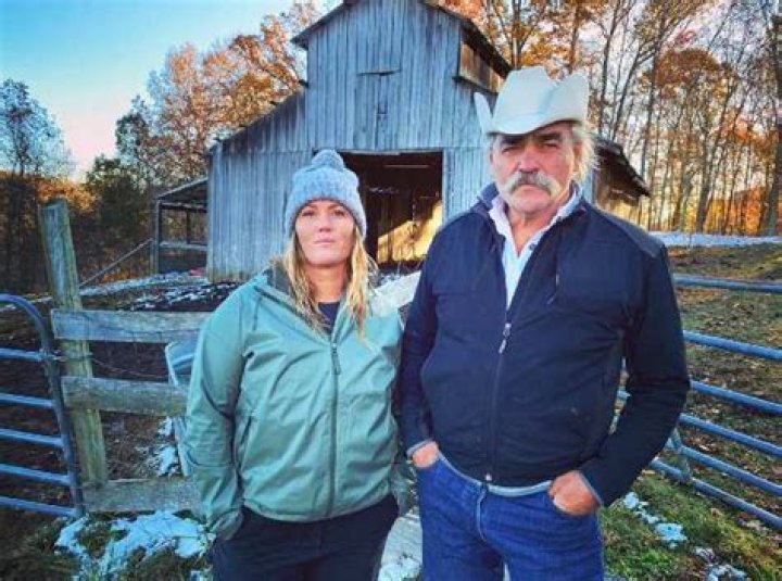 Misty Raney with her father.