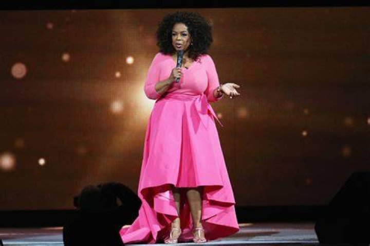Oprah Winfrey on stage during her ’Your Path Made Clear' tour
