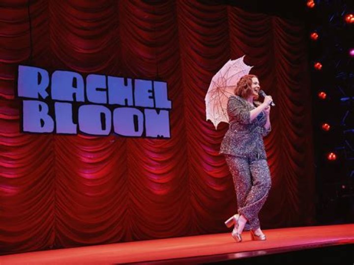 Rachel Bloom was playing with her baby.