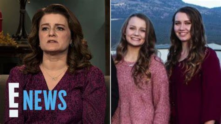 Robyn Brown with her daughters from her previous marriage. 