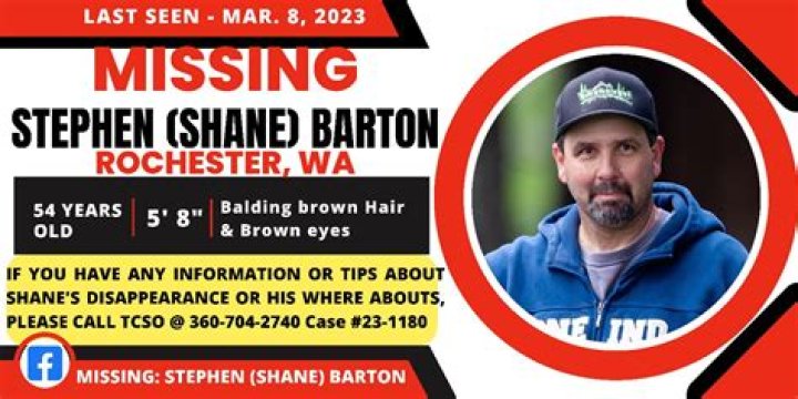 Stephen Barton Missing – Authorities Request Public Assistance