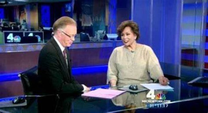 Sue Simmons with her co-anchor, Chuck Scarborough.