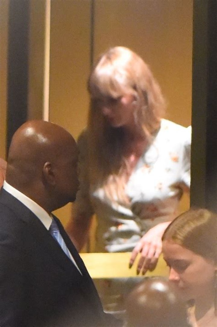 Taylor Swift leaves The Box after celebrating her 34th birthday on December 14, 2023 in New York City.