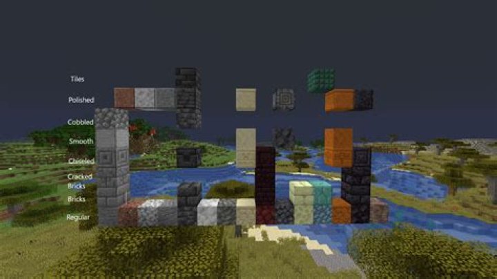 What are the different stones in Minecraft?
