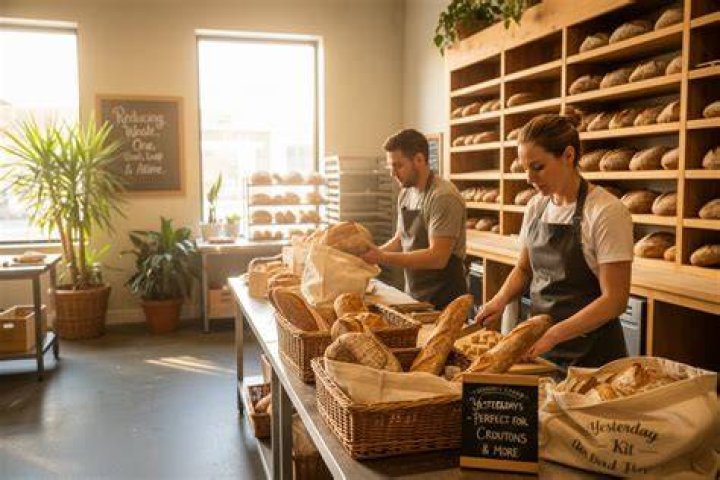 What do bakeries do with unsold bread?