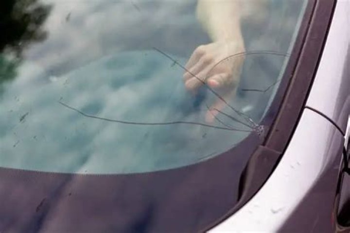 What do you do when a rock hits your windshield?
