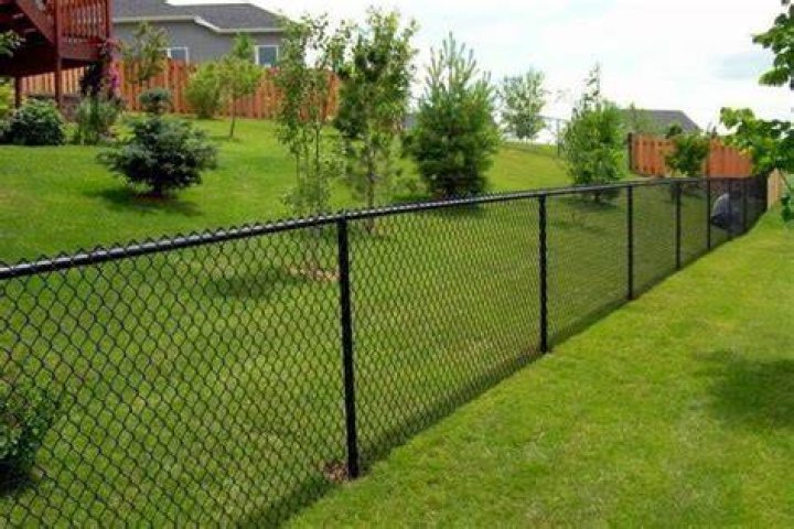 What is standard chain link fence height?