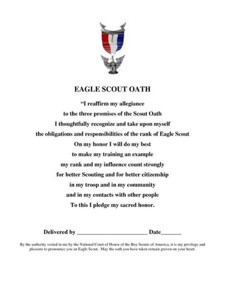 What is the Eagle Scout pledge?