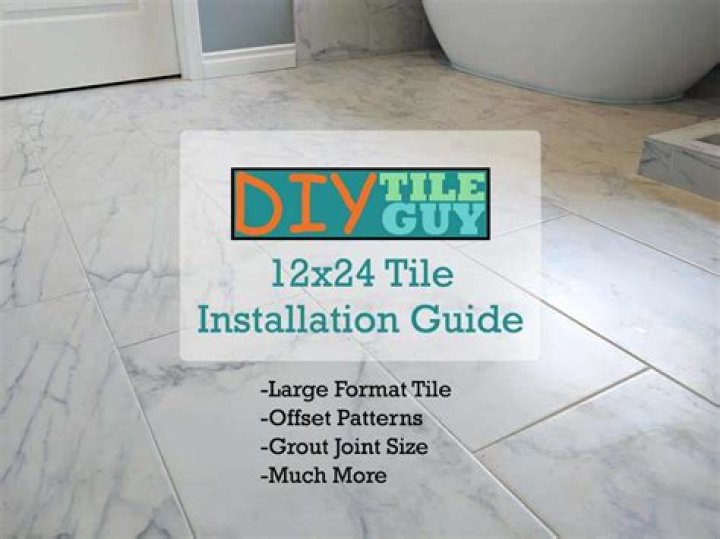 Which way do you run 12x24 tile?