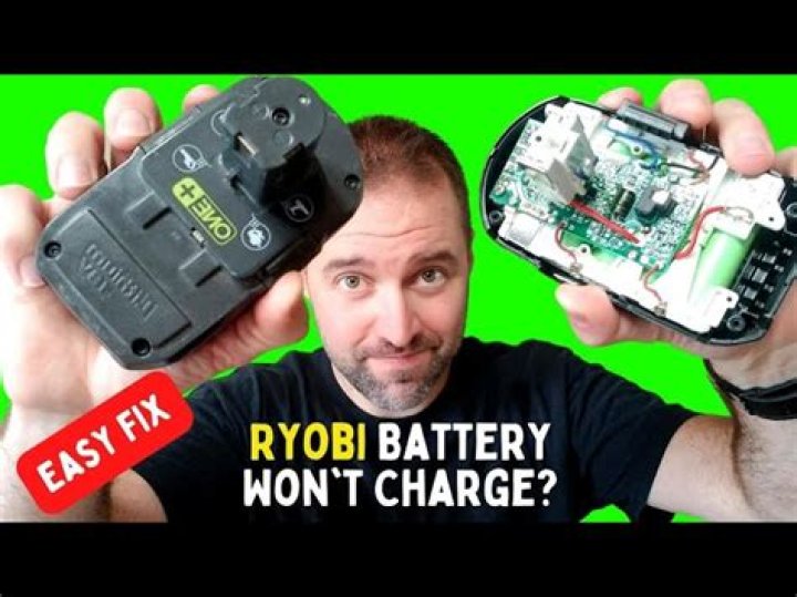Why does my Ryobi battery won’t charge?