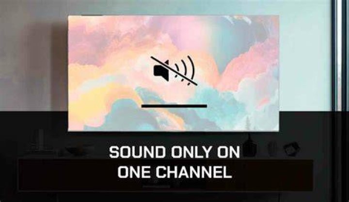 Why does one channel have no sound?