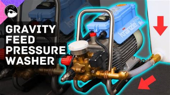 Will a pressure washer work with gravity fed water?